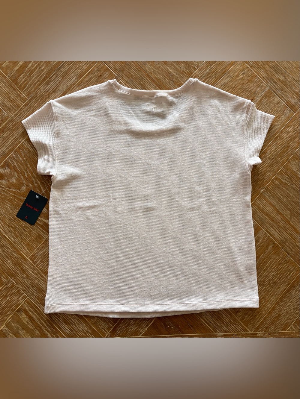 NWT Tommy John Waffle Knit Lounge Tee - Picture 4 of 7